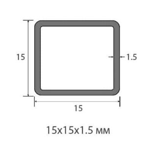 Профиль 15х15х1