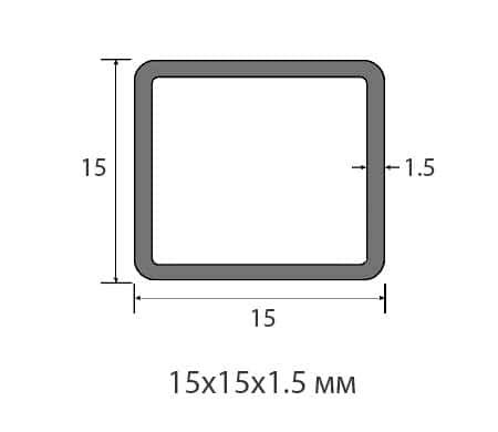 Профиль 15х15х1