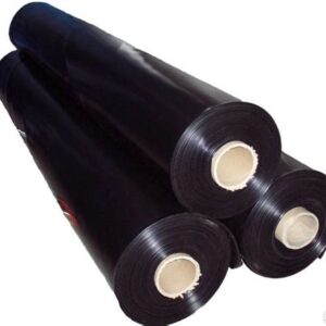 Пленка полиэтилен.  150 см(300см) 100 мкр. черная