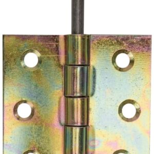 Петля дверная ПН-85 лев.0337 (анод.цинк желтый)