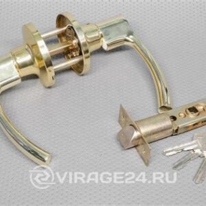 Защелка межкомнатная ТТ1-03м/к (фикс.) (золото)  15797