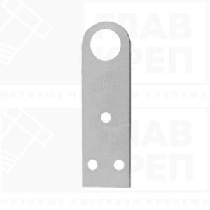 Проушина прямая 35*70 /серый/ 5670