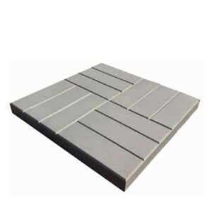 Плитка тротуарная"12-кирпичей серый"50х50