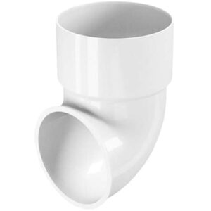 Сливное колено d.80 белый DEVOREX