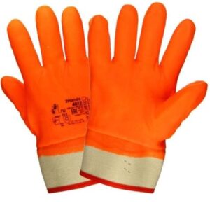 Перчатки бензомаслостойкие (красные ) "Гранат" 3301