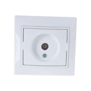 Розетка TV СП Мира проходн. бел/бел. 701-0202-129