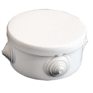 Коробка распр.ОП У-145 d90*45 бел.