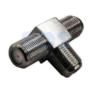 Переход соединитель х3 гнезда F (F-тройник) (03-064)