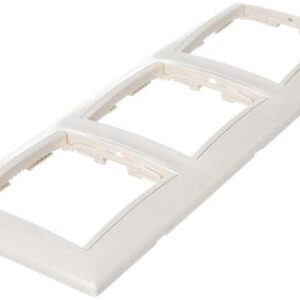 Рамка Valena 3 пост. гор. сл кость 774353