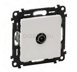 Розетка ТV Valena СП 10дБ (белая) 7744430