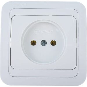 Розетка M mimoza бел б/з 12002