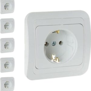 Розетка M mimoza бел б/з 18306