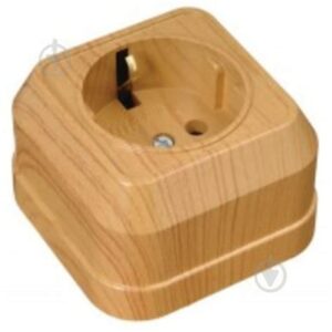 Розетка SIVA USTU дуб.о/п роз. TV прох 45307