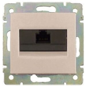 Розетка информ.1-м СП интернет сл.кость VALENA 774341 774130