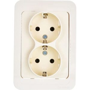 Розетка М mimosa с/з 2-ая крем/крем 25082