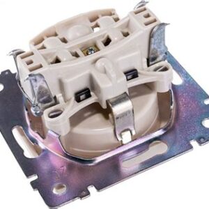 Розетка телеф. механизм 1-м СП Valena 2хRJ11 (сл.кость) 774339