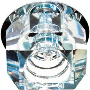 Светильник АКЦЕНТ "Crystal" 870 хром/красн.встр.кругл.с красн.стеклом JCD G9