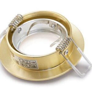 Светильник АКЦЕНТ "Versace" 710 золото встр.круглый