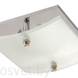 Светильник АКЦЕНТ WL-182 1х500W GU5.3 хром.встр.квадратный с накл.матовымстеклом