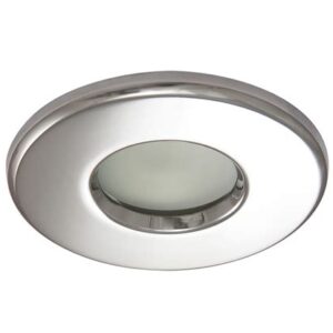 Светильник АКЦЕНТ WL-670 1х500W GU5.3 хром встр.круглый литой влагозащ.