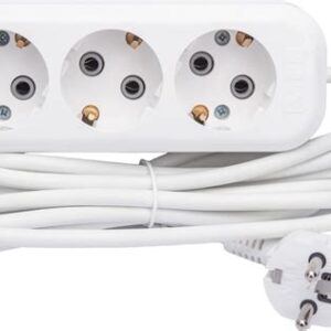 Удлинитель сетевой LUX У3-0 3-местный б/заз. 250В 10А