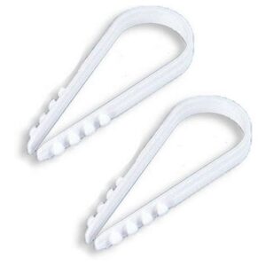 Дюбель-хомут ДХК-18 д/круглого кабеля 11-18мм нейлон белый (100шт) TDM