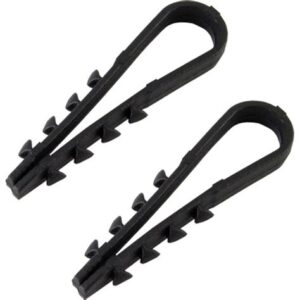 Дюбель-хомут ДХК-25 д/круглого кабеля 19-25мм нейлон черный (100шт) TDM