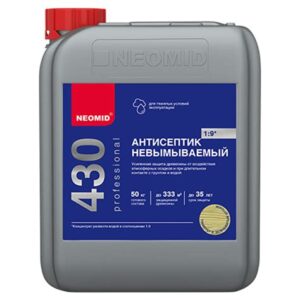 Неомид 430 антисептик  невымываемый концентрат (зеленый) 5кг 8579 609