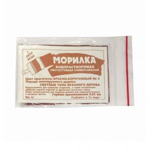 Морилка сухая №3 красно-коричневая (ДХ)