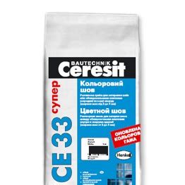 Затирка супер антрацит 2 кг. № 13 "CERESIT" 48591