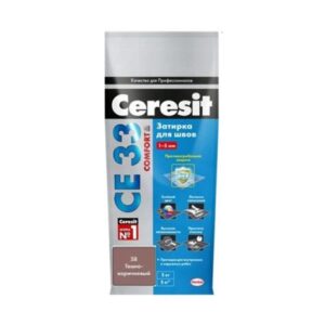 Затирка супер темно-коричневая 2кг №58 "CERESIT"48607