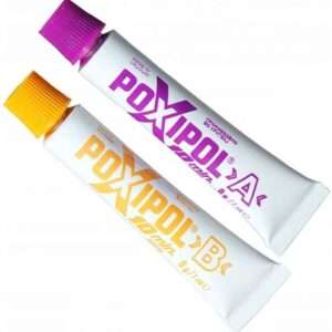 Клей POXIPOL прозрачный 14мл (красная этикетка)(10747  00150 16509