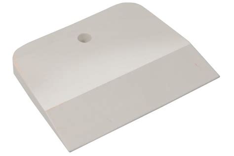 Шпатель резиновый белый 60мм 1668 06862