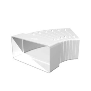 Колено плоское разноугловое пластмассовое 620 КРП 2790