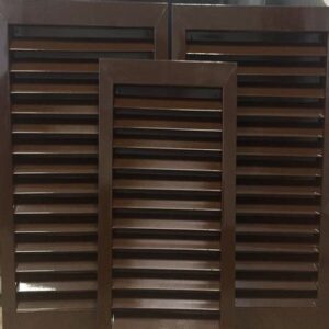 Решетка вентиляционная 100*100 (коричн. металл) 9215