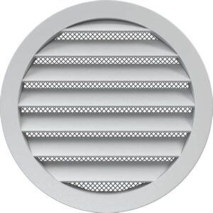 Решетка наклонная круглая с фланцем 12