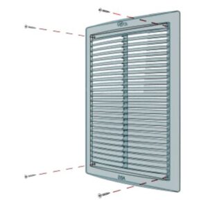 Решетка наклонная цилиндрические 1515РЦ 3166