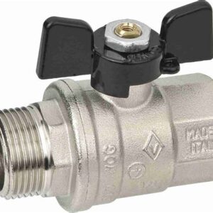 Кран шаровый BG 3/4" ВР-НР бабочка 307-3/4 (Бугатти)