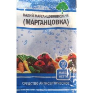 Калий марганцовокислый (марганцовка) пакет 10г