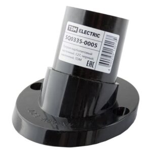 Патрон карболитовый Е27 настеный наклонный 29156 0335-0015 6501 57510