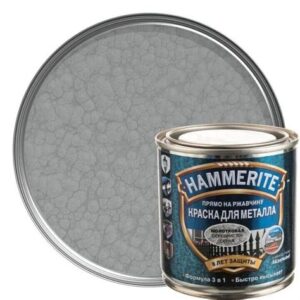 Краска Хаммерайт серая молотковая RAL 7042 2 л 61497