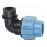 Колено комб. с наруж. резьбой 32х3/4"белое