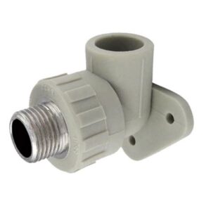 Колено настен. с наруж. резьбой 20х1/2"белое  547140