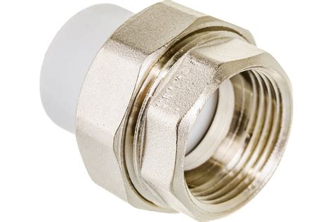 Муфта комб. разъем. с/вн.резьбой 20х3/4" белая