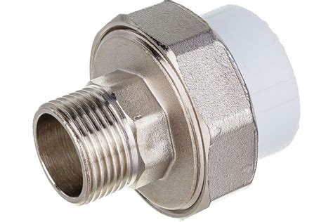 Муфта комб. разъем. с/вн.резьбой 32х3/4" белая 551350