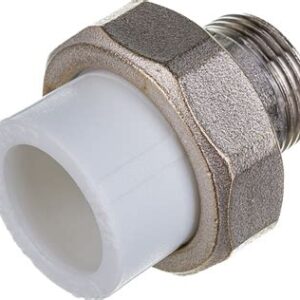 Муфта комб. разъем. с/наруж.резьбой 25х3/4" белая   552250