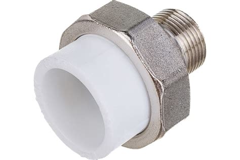 Муфта комб. разъем. с/наруж.резьбой 32х3/4" белая 552350