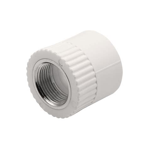 Муфта комб. с/вн.резьбой 32х3/4" белая 554350