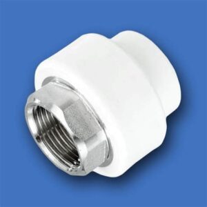 Муфта комб. с/вн.резьбой 40х11/4" под ключ белая       554470