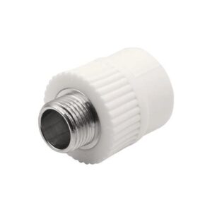 Муфта комб. с/наруж.резьбой 25х1/2" белая 322515